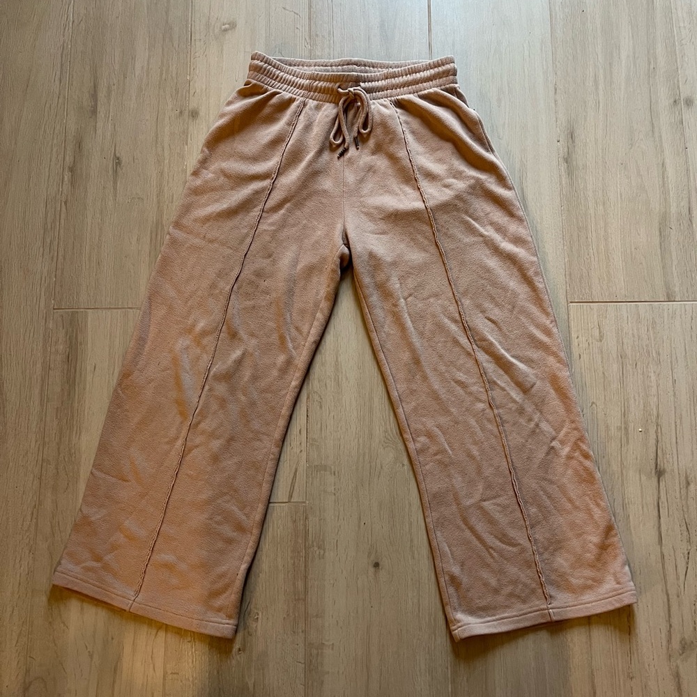Tan Single Scoop Sweatpants